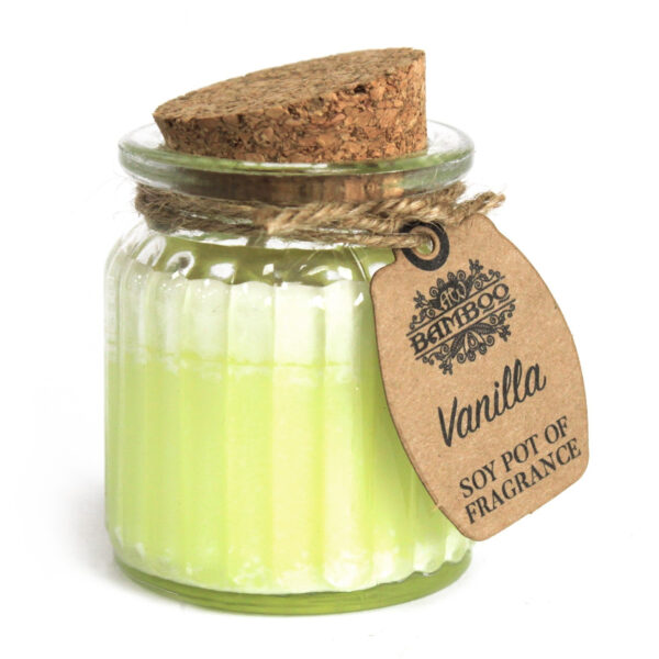 6x Vela de Cera de Soja Tarro - Vanilla