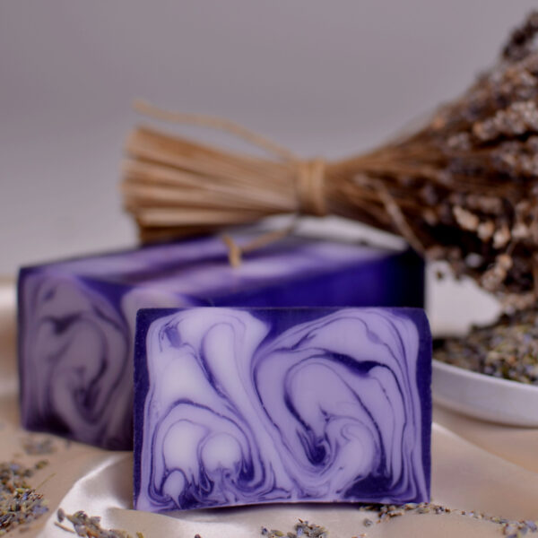 Barra de Jabón Hecho a Mano 1.2kg - Lavanda - Imagen 2