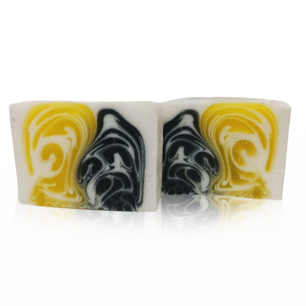 Jabón Artesanal 1,2kg - Día y Noche- Amarillo y Negro - Imagen 3