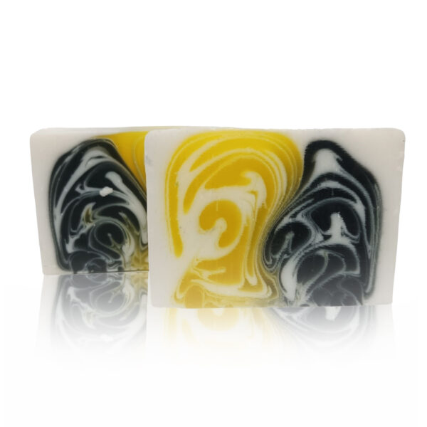 Jabón Artesanal 1,2kg - Día y Noche- Amarillo y Negro - Imagen 4