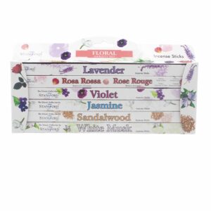 6x Set de regalo de incienso Stamford - Floral