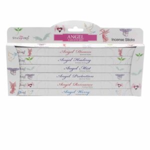 6x Set de regalo de incienso Stamford - Angel blanco