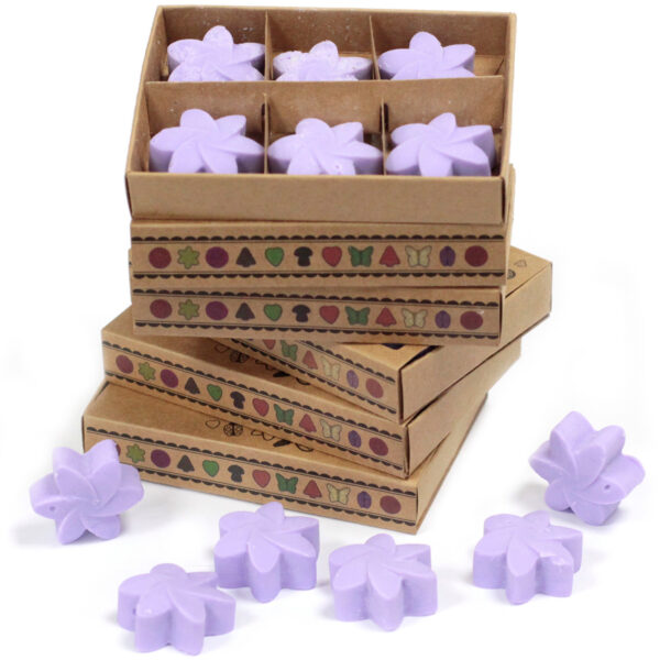 Cajas de 6 Ceras de Soja -Campos de lavanda - Imagen 2