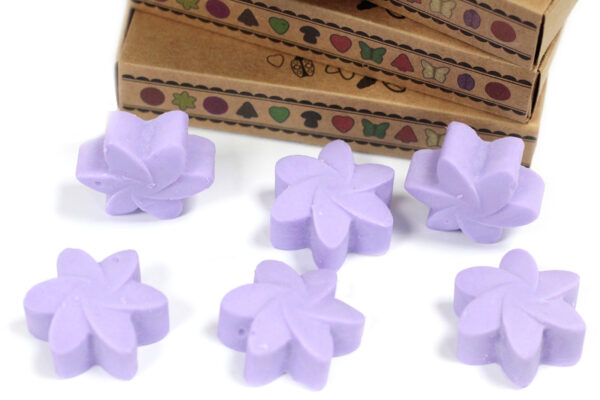 Cajas de 6 Ceras de Soja -Campos de lavanda - Imagen 5