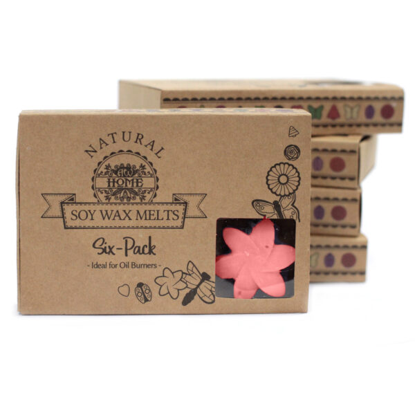 Cajas de 6 Ceras de Soja - Magnolia japonesa - Imagen 6