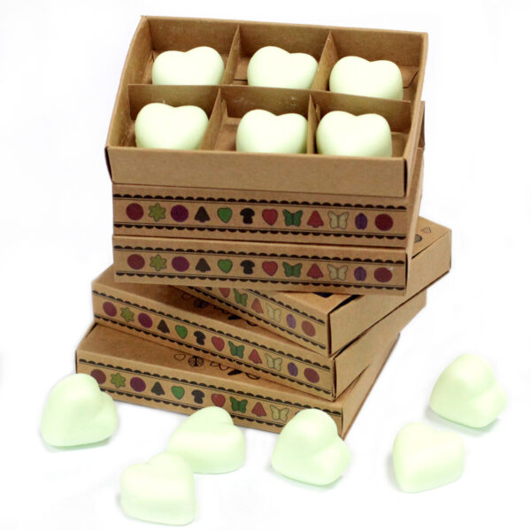 Cajas de 6 Ceras de Soja - Menta y mentol - Imagen 2