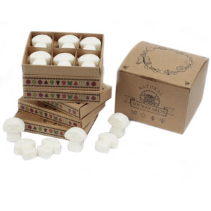 Cajas de 6 Ceras de Soja - Canela Y Naranja
