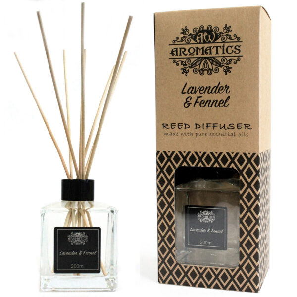Difusor de Varillas con Aceites Esenciales - Lavanda e Hinojo