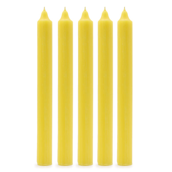 100x Velas de Color a Granel - Limón Rústico - Paquete de 100 - Imagen 2
