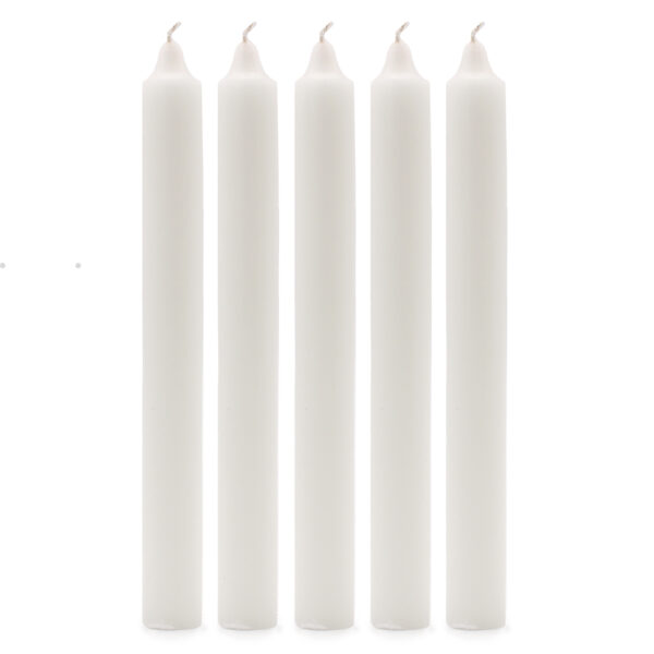 100x Velas de Color a Granel - Blanco Rústico - Paquete de 100 - Imagen 2