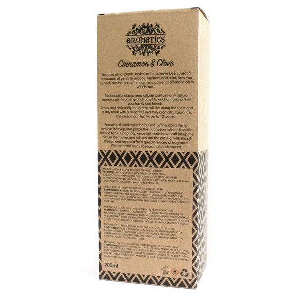 Difusor de Varillas con Aceites Esenciales - Canela y Clavo - Imagen 4
