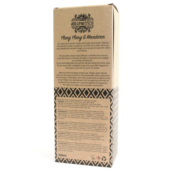 Difusor de Varillas con Aceites Esenciales - Ylang Ylang y Mandarin - Imagen 4
