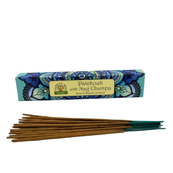 12x Incienso Namaste Mandala Masala - Pachulí y Nag Champa - Imagen 3
