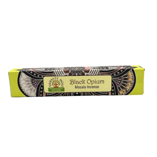 12x Incienso Namaste Mandala Masala - Opio Negro - Imagen 2
