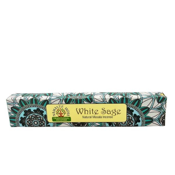 12x Incienso Namaste Mandala Masala - Salvia Blanca - Imagen 2