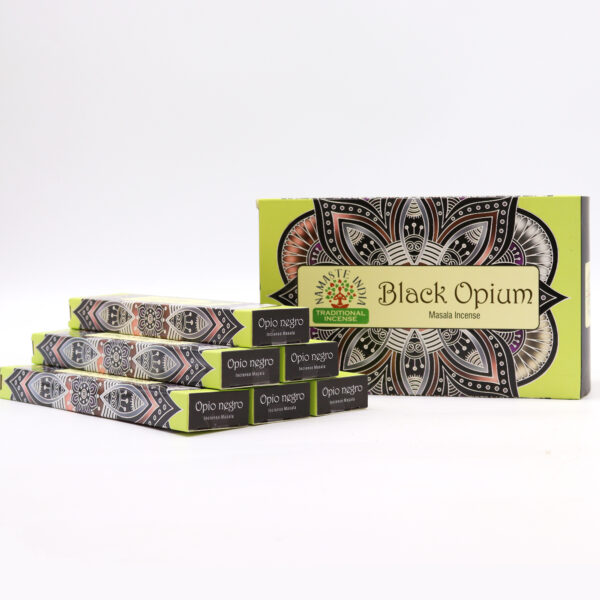 12x Incienso Namaste Mandala Masala - Opio Negro - Imagen 4