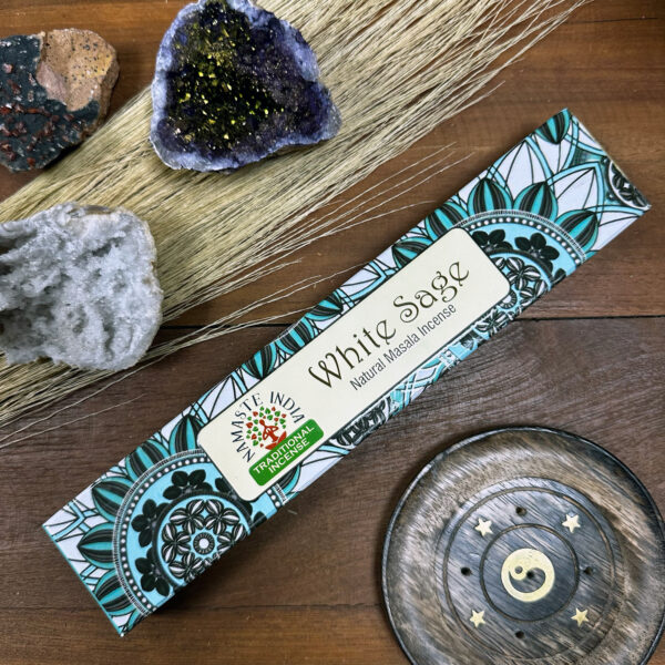 12x Incienso Namaste Mandala Masala - Salvia Blanca - Imagen 5
