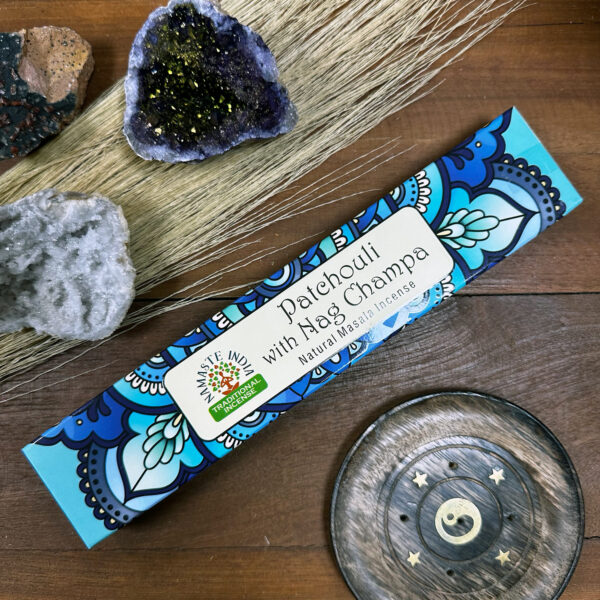12x Incienso Namaste Mandala Masala - Pachulí y Nag Champa - Imagen 5