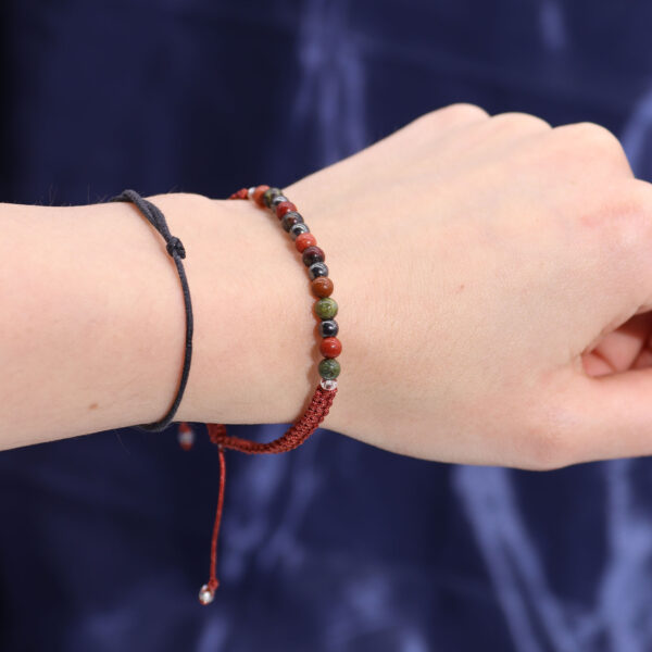 Vela de Cristal del Zodiaco con Pulsera de Piedras Preciosas - Aries - Imagen 4
