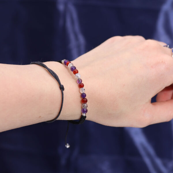 Vela de Cristal del Zodíaco con Pulsera de Piedras Preciosas - Virgo - Imagen 4