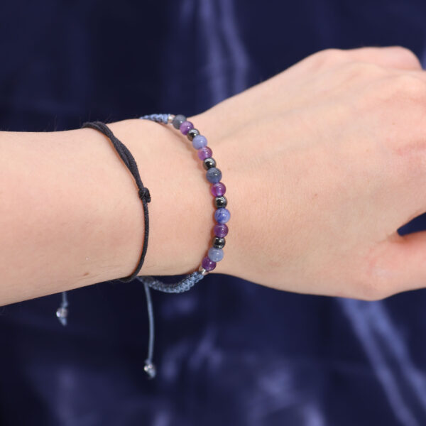 Vela de Cristal del Zodíaco con Pulsera de Piedras Preciosas - Sagitario - Imagen 4