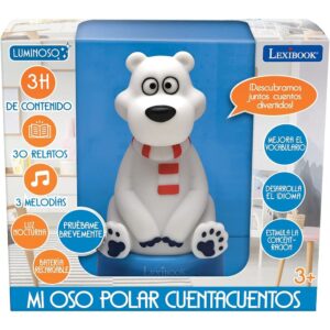 Oso 3D Luz nocturna contandor de historias