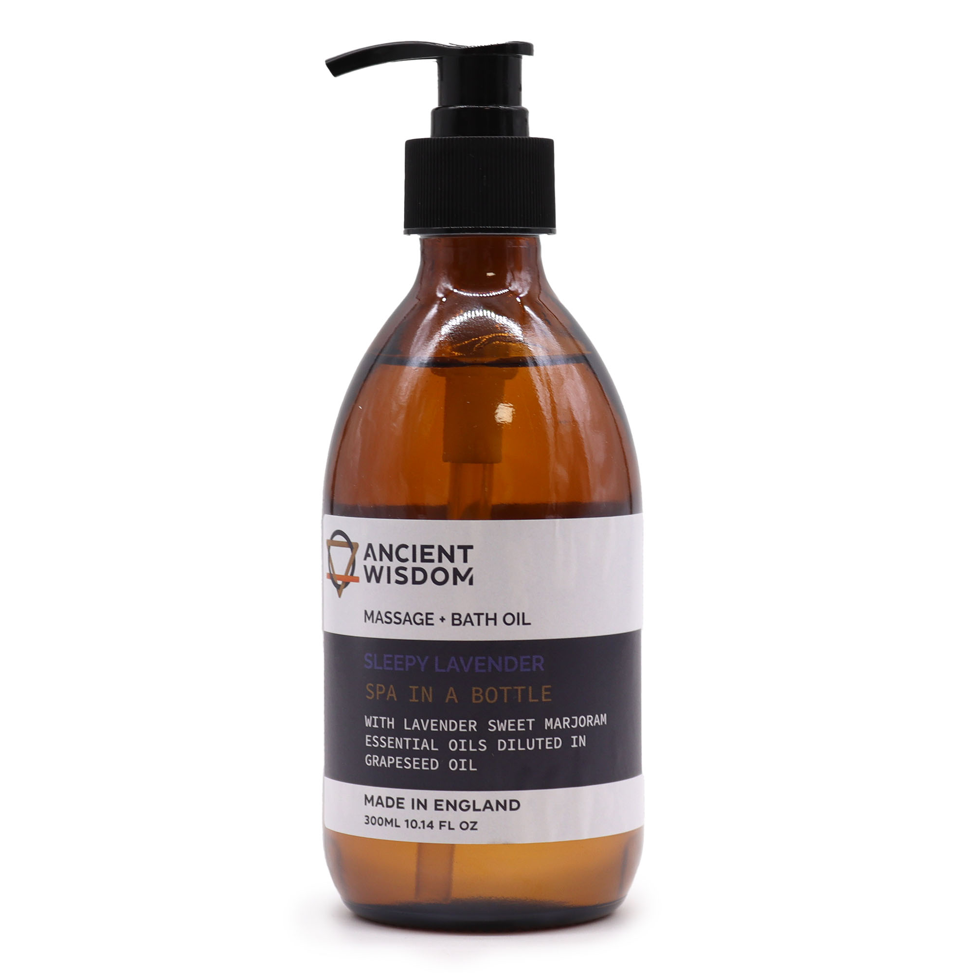 Aceite de Masaje y Bano de Aromaterapia - Lavanda Somnolienta 300 ml