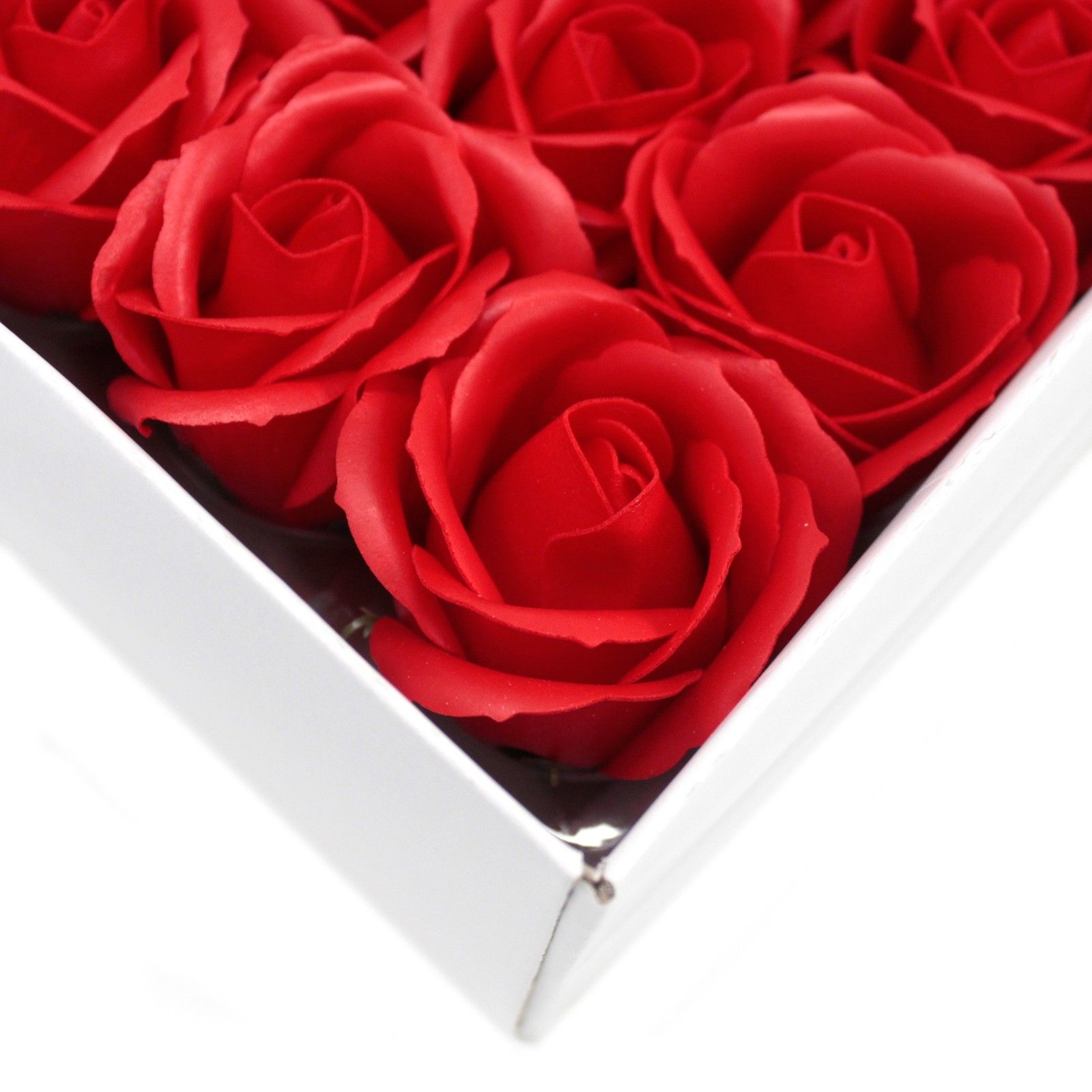 Flor de manualidades deco mediana - roja - Imagen 2